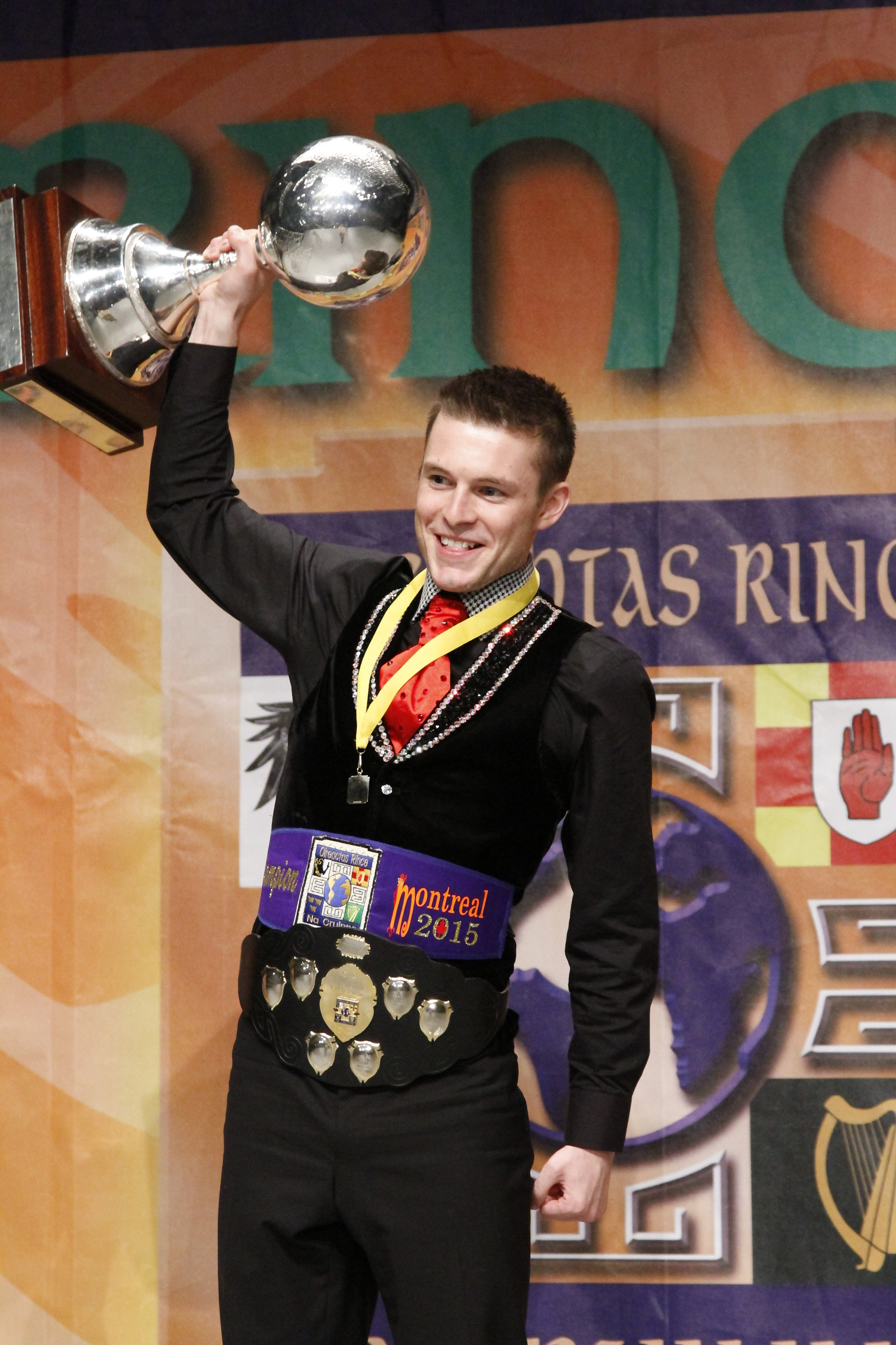 Gott-Hughton dancer competing at the World Championships